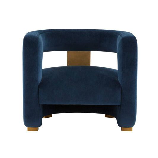 Ayana Midnight Velvet Accent Chair