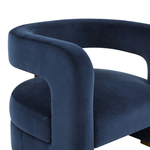 Ayana Midnight Velvet Accent Chair